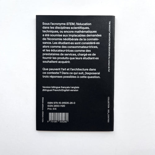 Architecture educates! Au contact de l'art - Tim Ingold