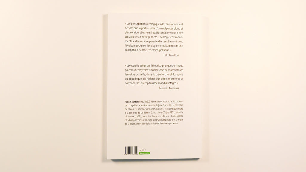 Les trois écologies - Felix Guattari